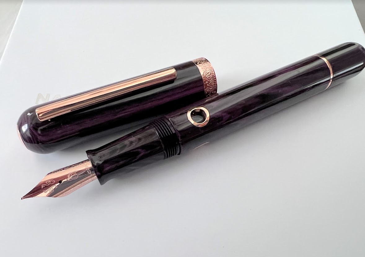Nahvalur Nautilus Stylophora Berry Fountain Pen
